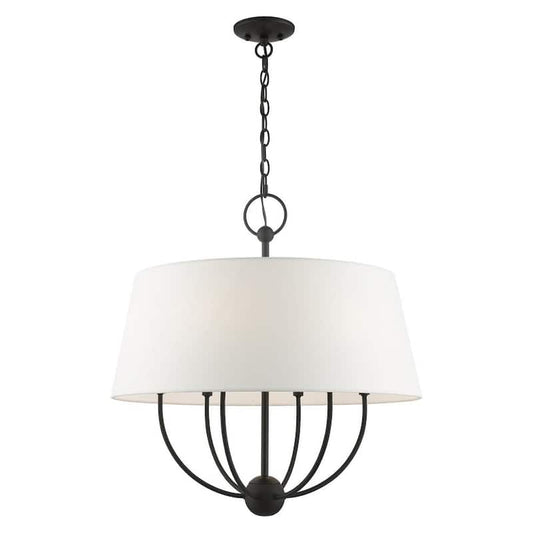 Ridgecrest 6 Light Black Pendant Chandelier