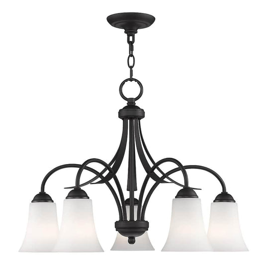 Ridgedale 5 Light Black Chandelier