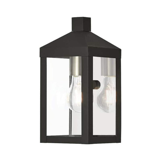 Nyack 1 Light Black Outdoor Wall Sconce