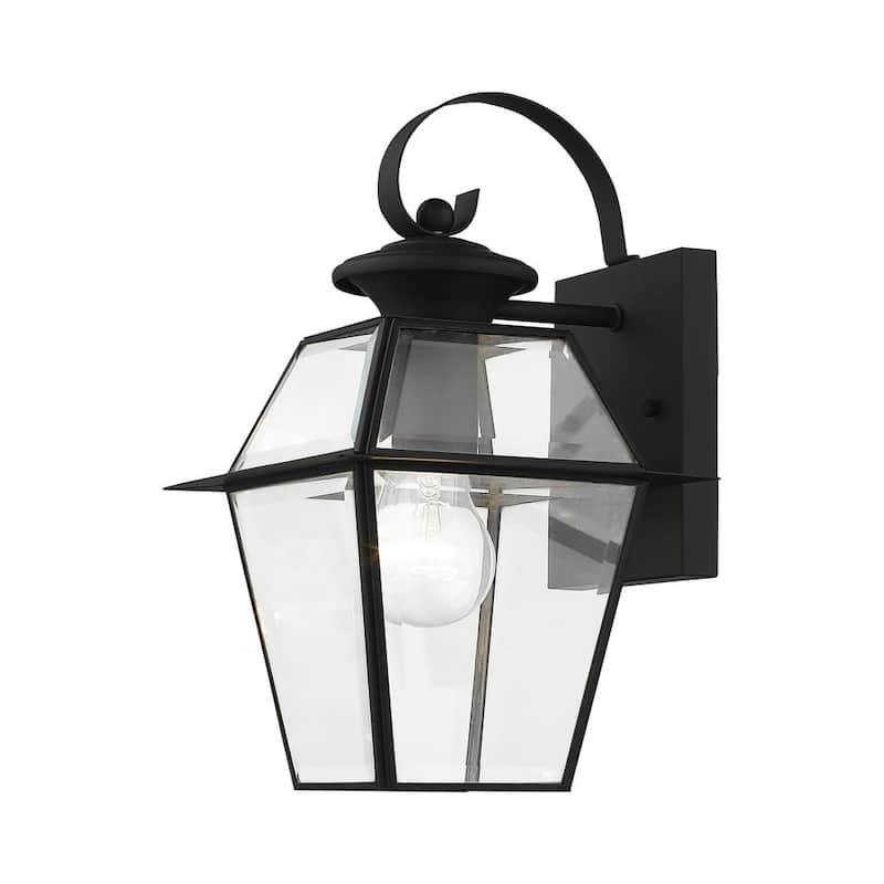 Westover 1 Light Black Outdoor Wall Sconce