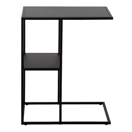 Winthrop 20 in. Blackened Bronze Metal Rectangular Side Table