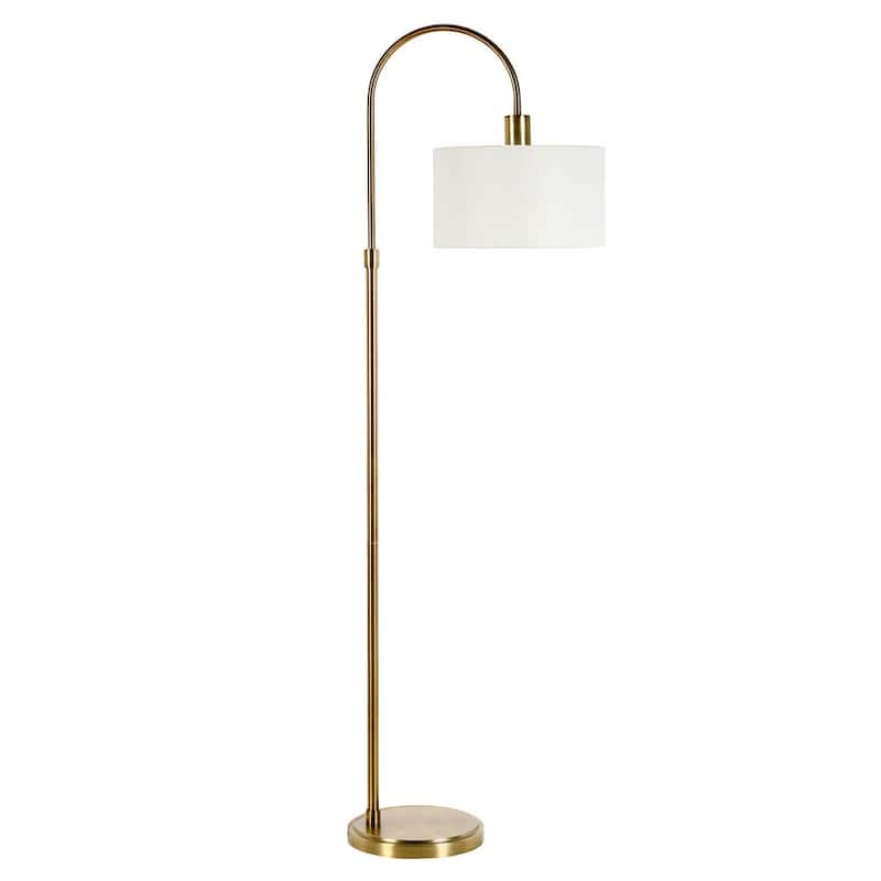 Veronica 70 in. Brass Arc Floor Lamp