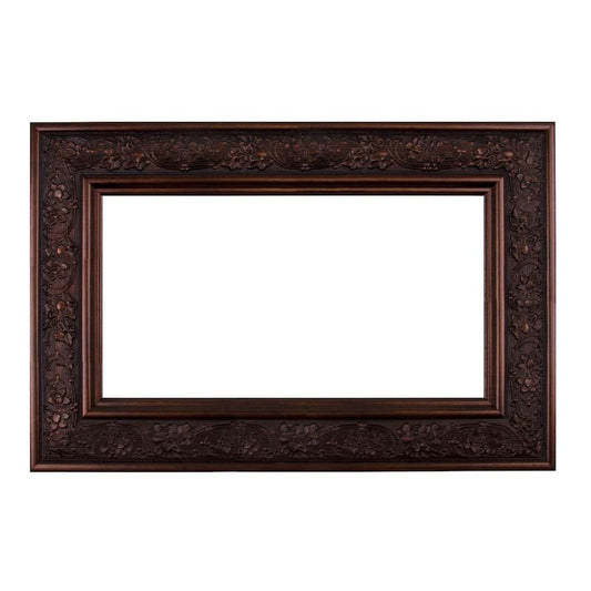 Verona 48 in. x 42 in. Mirror Frame Kit in Bronze Brown - Mirror Not Included