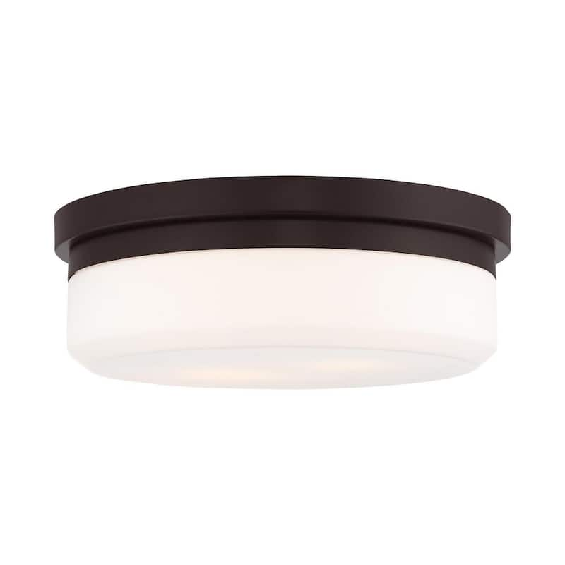 Stratus 2 Light Bronze Flush Mount or Wall Mount