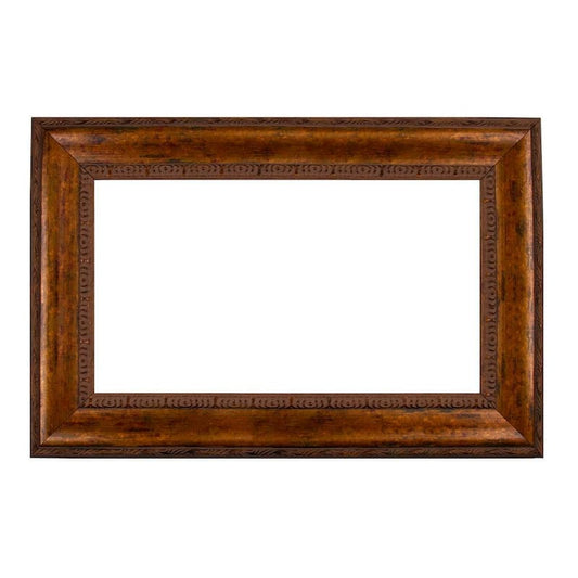 Venezia 60 in. x 42 in.DIY Mirror Frame Kit in Bronze - Mirror Not Included