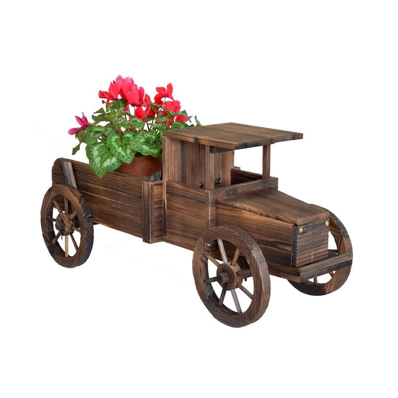 Wooden Planter - Truck