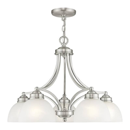 Somerset 5 Light Brushed Nickel Chandelier