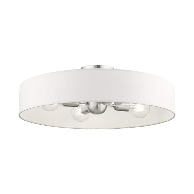 Venlo 4 Light Brushed Nickel Semi Flush Mount