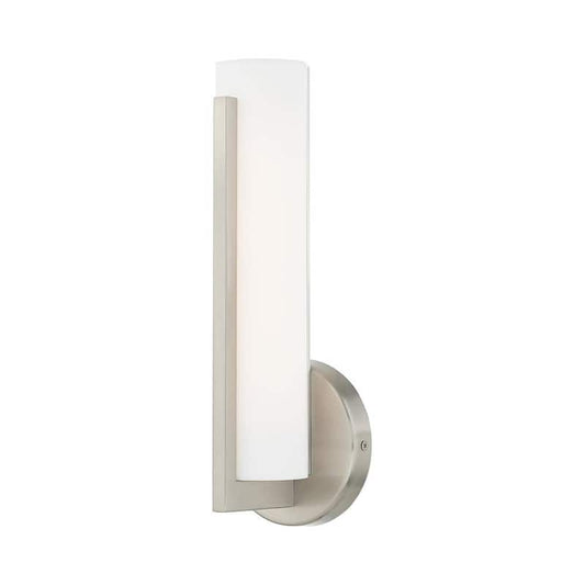 Visby LED Light Brushed Nickel ADA Wall Sconce