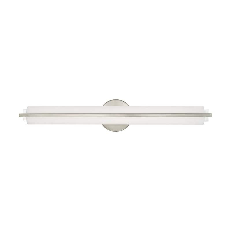 Visby LED Brushed Nickel ADA Bath Vanity Light Bar