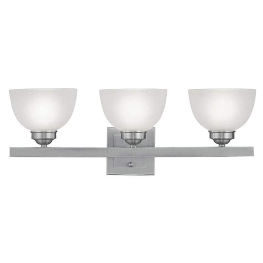 Somerset 3 Light Brushed Nickel Bath Vanity