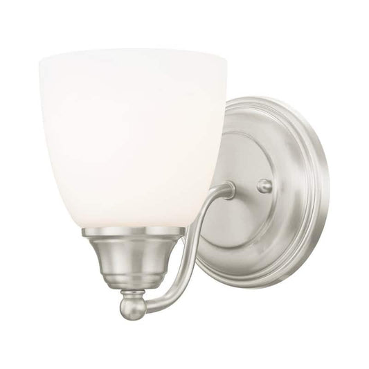 Somerville 1 Light Brushed Nickel Wall Sconce