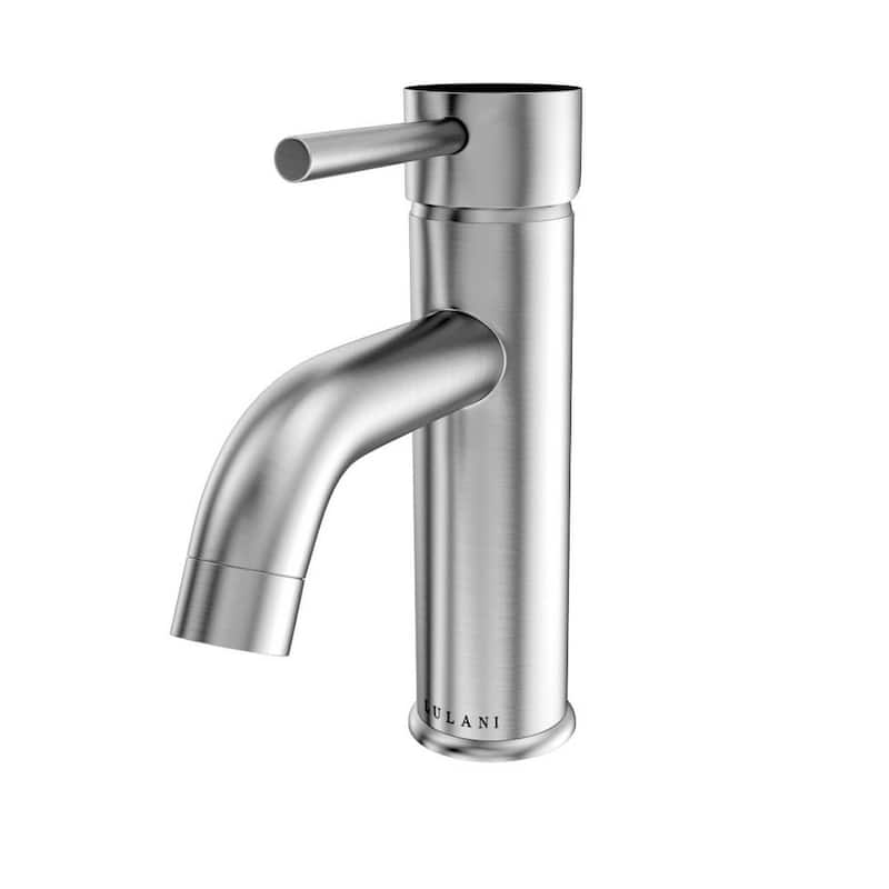 St. Lucia 1-Handle Single Hole Bathroom Faucet in Brushed Nickel