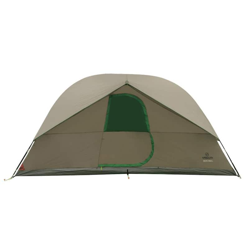 Shade Creek Waterproof 8 Person Outdoor Camping Tent, Green