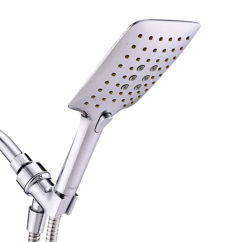 3-Spray Patterns with 2.5 GPM 3.94 in. Wall Mounted Handheld Shower Head in Chrome