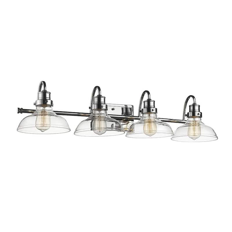 35 in. 4-Light Chrome Vanity Light