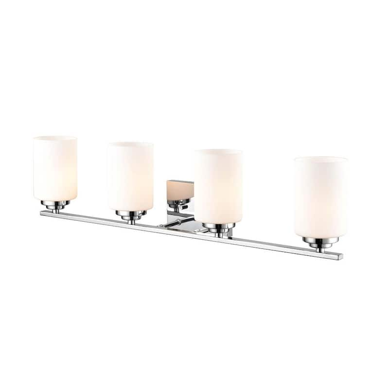 31.125 in. 4-Light Chrome Vanity Light