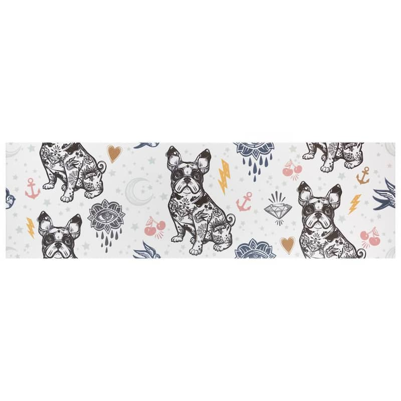 Rockstar Frenchie 11-3/4 in. x 39-1/8 in. Ceramic Wall Tile (19.32 sq. ft./Case)