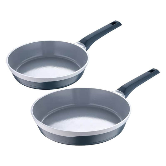 2-Piece Gastro Ceramic Durable Cast Aluminum Fry Pan Set