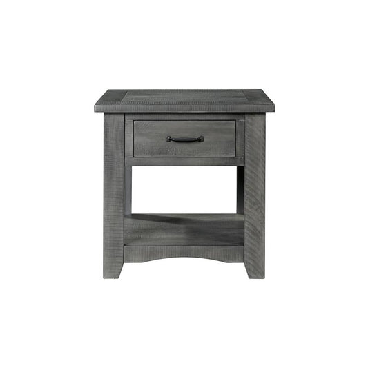 Rustic Collection Grey End Table