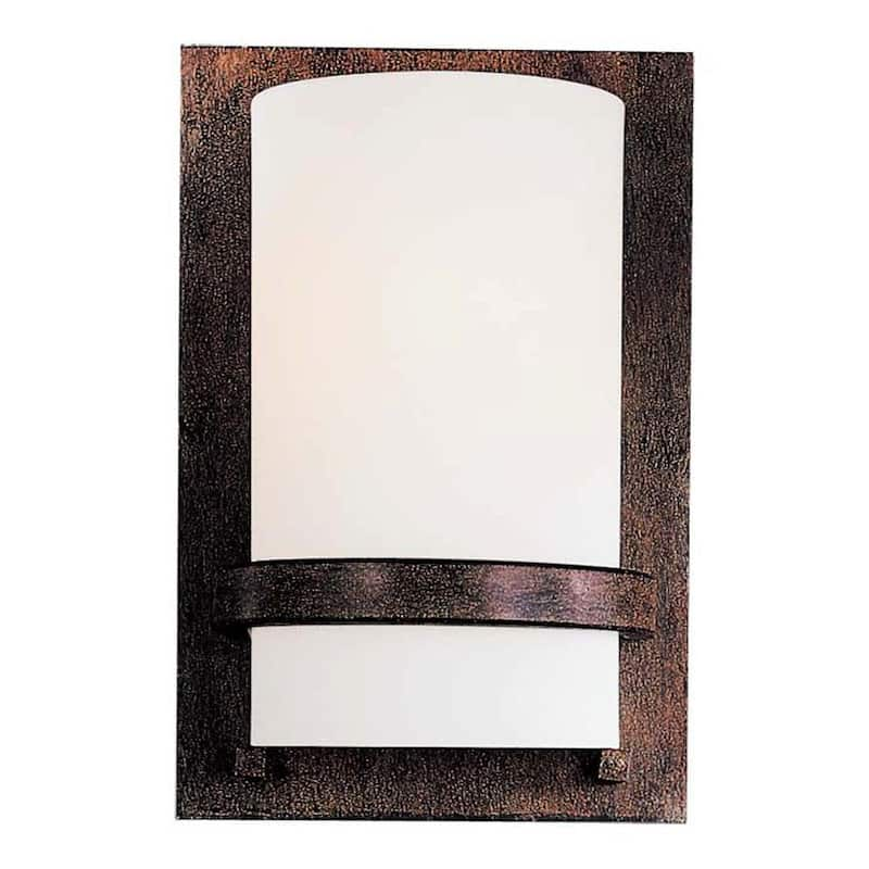 1-Light Iron Oxide Sconce