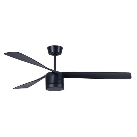 Peregrine 56 in. Indoor Black Light Ceiling Fan with Remote Control