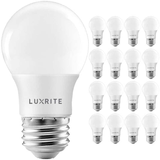 40-Watt Equivalent A15 LED E26 Base LED Light Bulb 3000K Soft White 7-Watt Dimmable 600 Lumens UL Listed 16-Pack