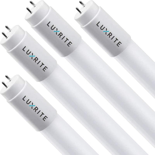 32-Watt Equiv. 4 ft. Linear Tube T8 LED Light Bulb Ballast and Ballast Bypass Compatible 13W 6500K Daylight (4-Pack)