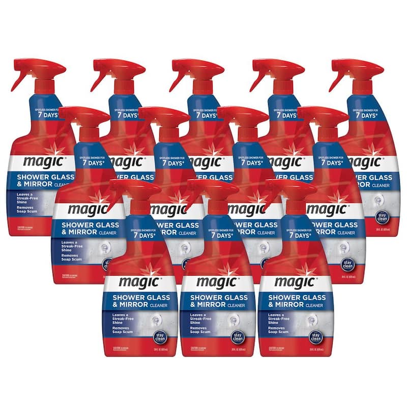 28 oz. Glass Cleaner Spray for Shower and Mirror (12-Pack)