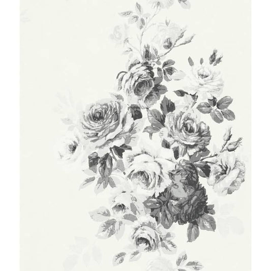 Tea Rose Spray and Stick Wallpaper