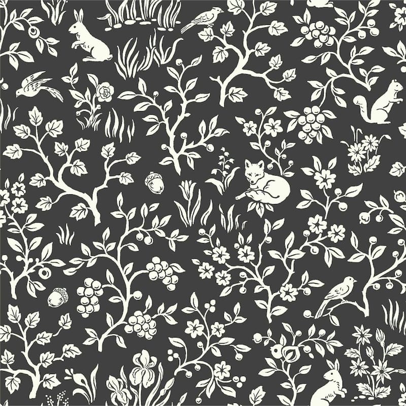 34.17 sq. ft. Magnolia Home Fox and Hare Premium Peel and Stick Wallpaper