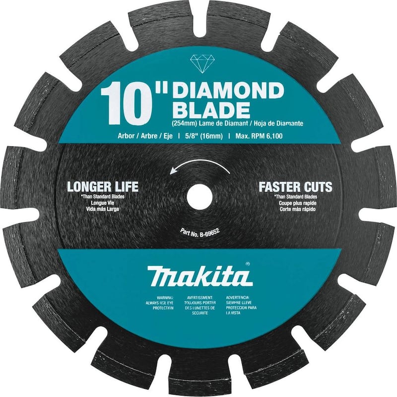 10 in. Segmented Rim Dual Purpose Diamond Blade