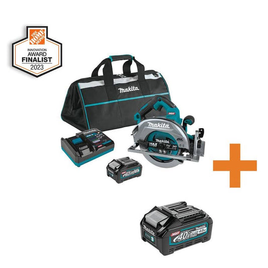 40V Max XGT Brushless Cordless 7-1/4 in. Circular Saw Kit, AWS Capable (4.0Ah) with bonus 40V Max XGT 4.0Ah Battery