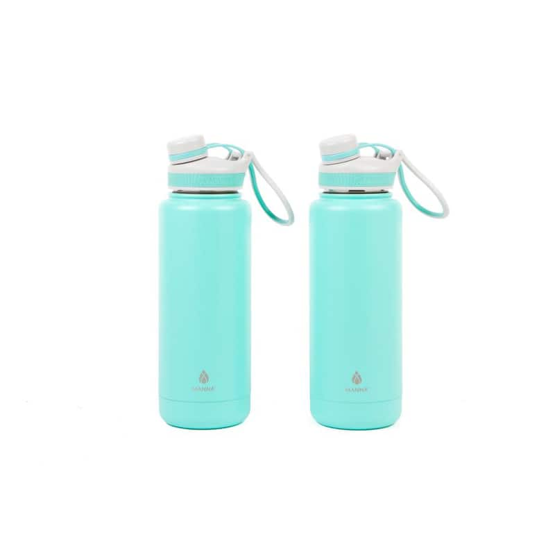 Ranger Pro 40 oz. Mint Stainless Steel Vacuum Bottle (2-Pack)