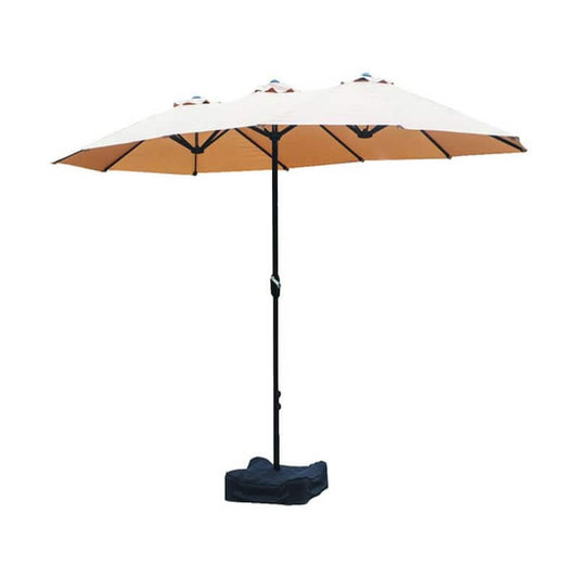 181.1 in. Market Octagon Tiltable Patio Umbrella in Beige