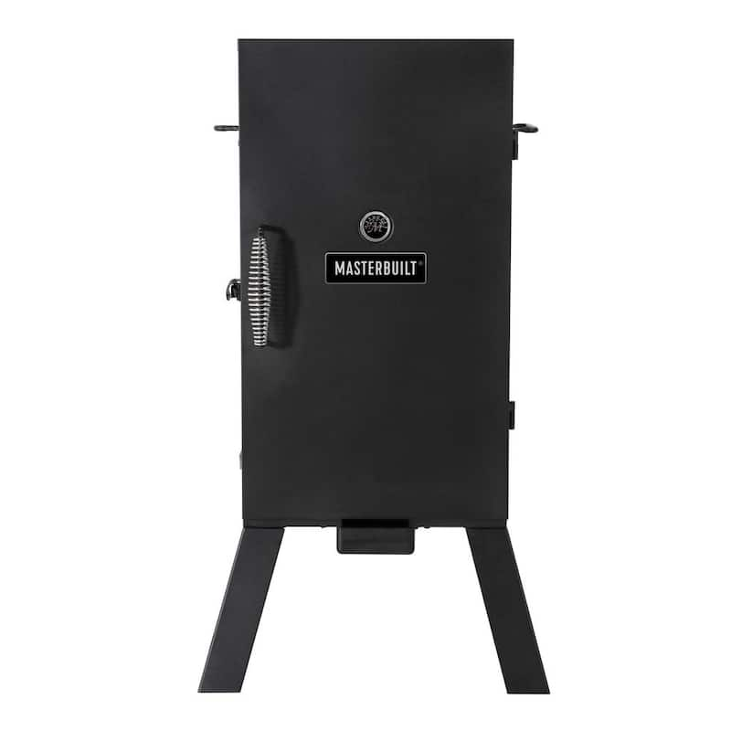 30 in. Analog Electric Smoker in Black with 3 Racks