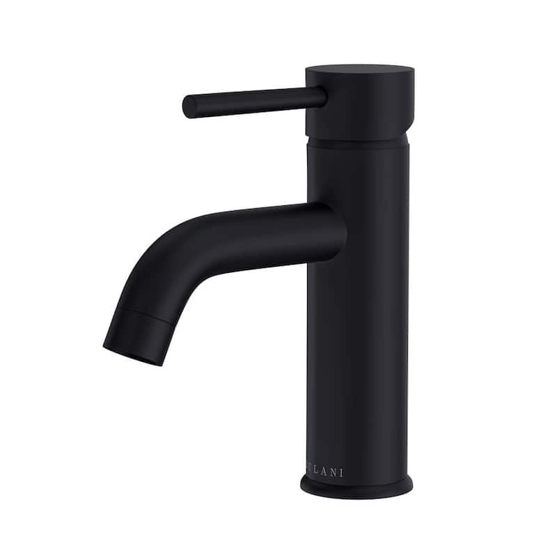 St. Lucia Single Hole Single-Handle Bathroom Faucet in Matte Black finish