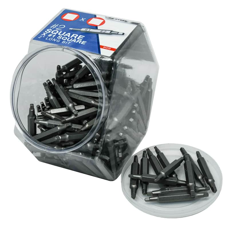 #1 x #2 x 2 in. Square Recess Phillips (150-Pack)