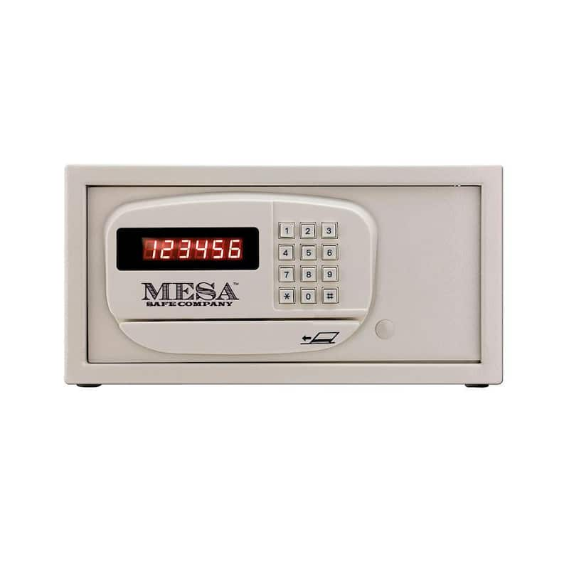 0.4 cu. ft. All Steel Hotel Safe with Electronic Lock, Cream