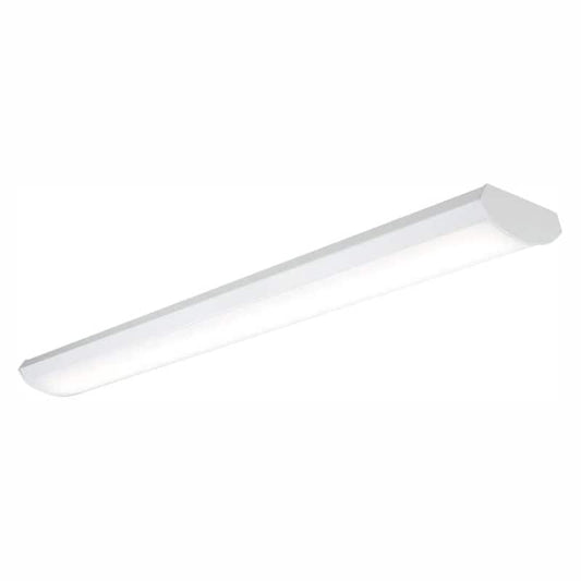 4 ft. 32-Watt Equivalent White Low Profile Linear Integrated LED Wrap Light Fixture, 3200 Lumens