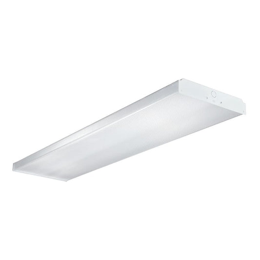 4 ft. White 2-Light Fluorescent Residential Surface Wraparound Fixture