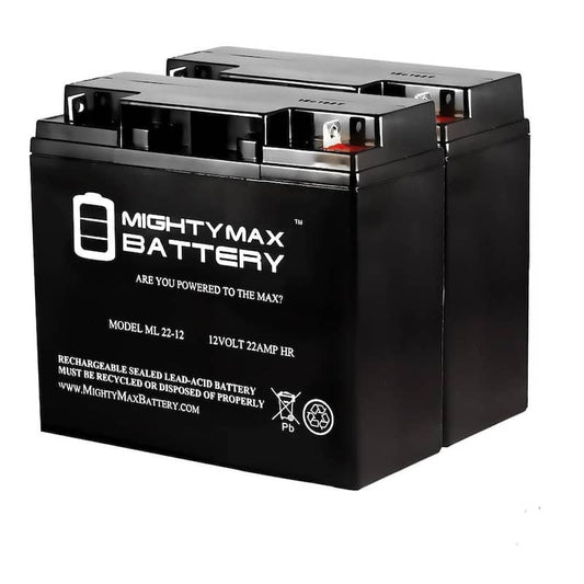 12V 22AH SLA Battery for Golden Technologies LiteRider GL110 - 2 Pack