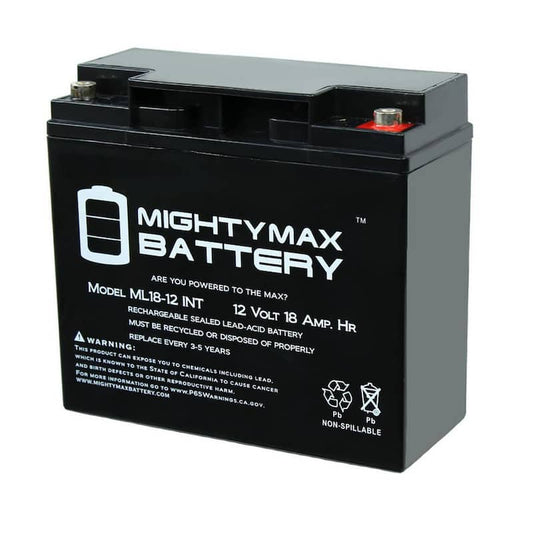 12V 18AH SLA Internal Thread Battery for Black Decker CMM1200