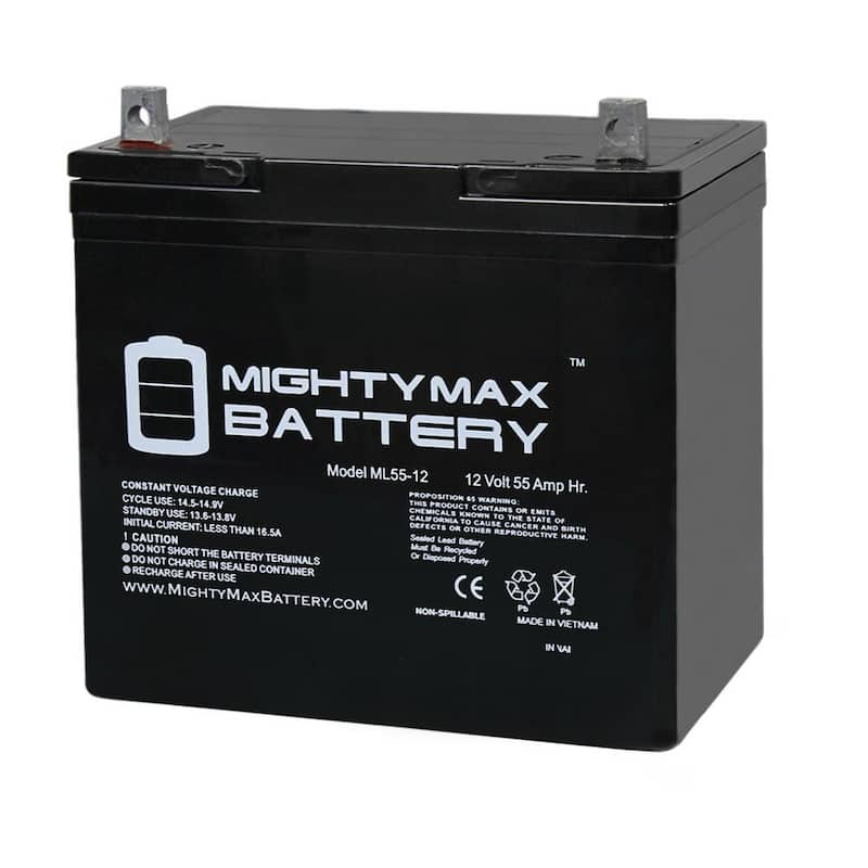 12V 55Ah Battery Replacement for Invacare Pronto M94, M91