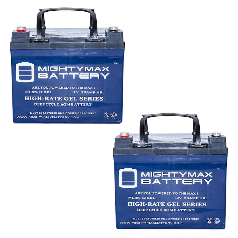 12V 35AH GEL Battery for Invacare Pronto M50, M51, M61, M71 - 2 Pack