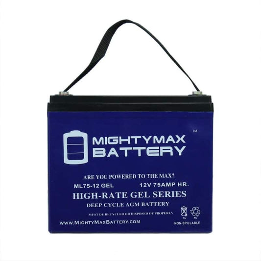 12V 75AH GEL Battery Replacement for Osprey 4410 Large Scooter