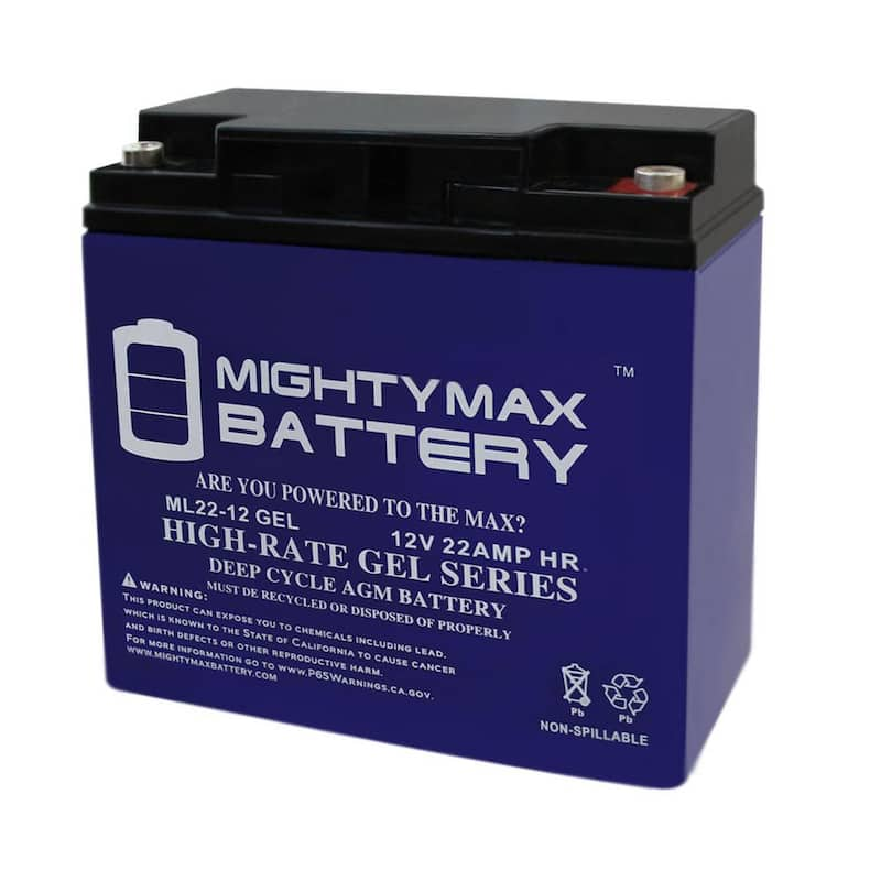 12V 22AH GEL Battery Replacement for Jumper Pack Booster Box