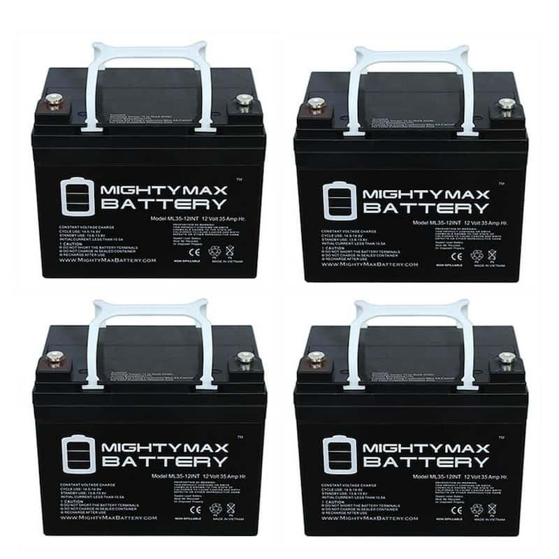 12V 35AH INT Replacement Battery for VMAX V35-857 - 4 Pack