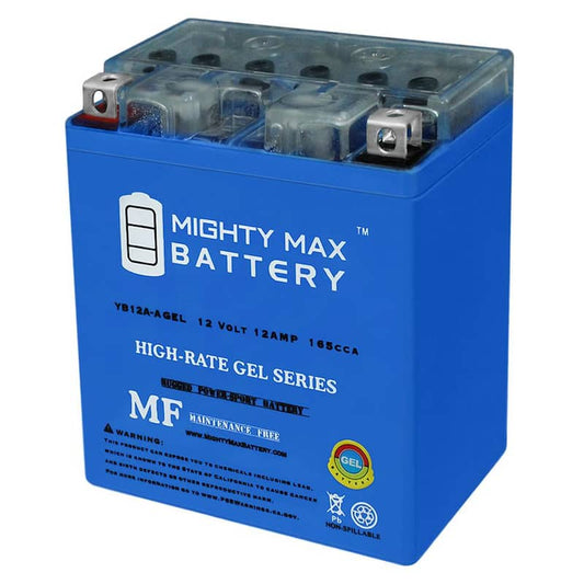 12V 12AH 165CCA GEL Replacement Battery for Ultramax YB12A-A