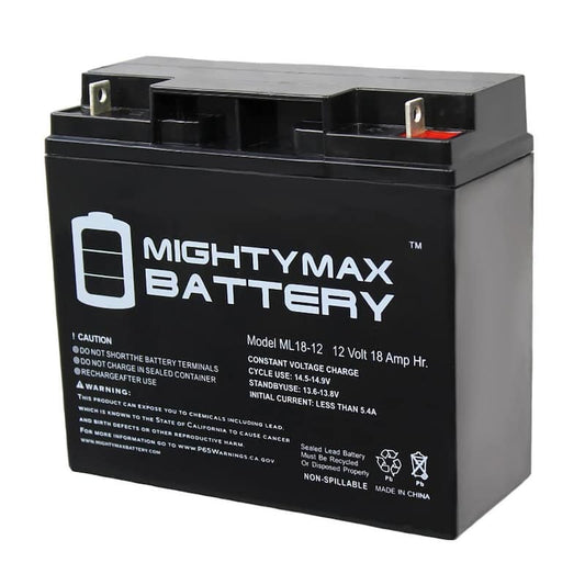 12V 18AH SLA Replacement Battery for Powerland 10000 WATT Generator